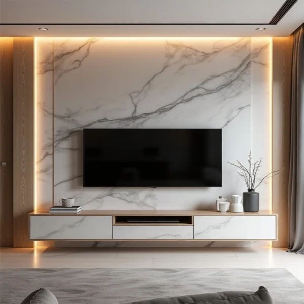 Frame Line Media Wall